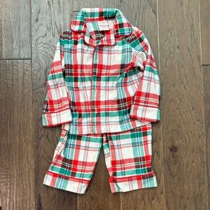 Cat & Jack Festive Plaid Pajama Set - Red, Green, White